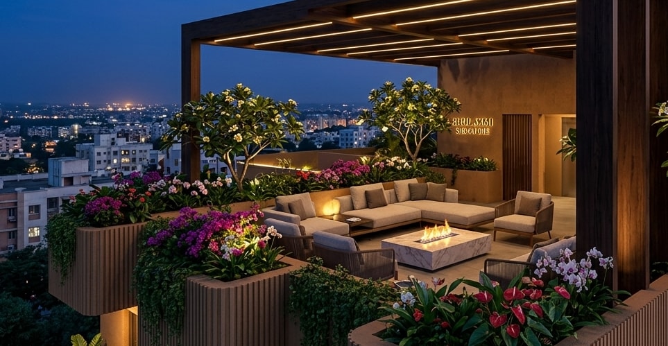 Landscaped Rooftop Botanical Gardens