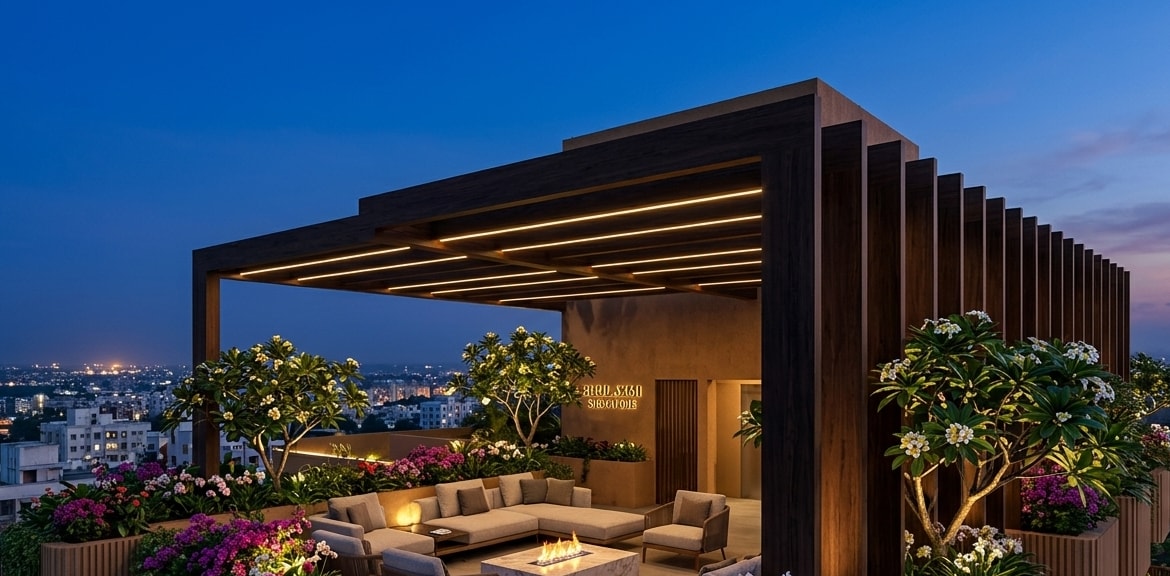 Bhulaxmi Signature rooftop pergola
