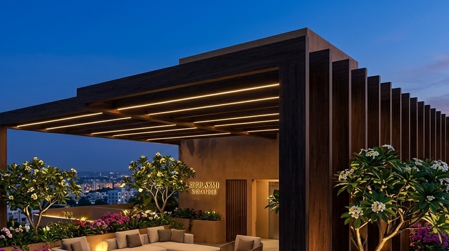 Stargazing Through the Timber Pergola